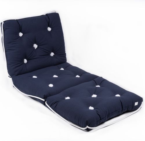 Kussen drie dubbel navy 109 x 42cm Kussen drie dubbel navy 109 x 42cm