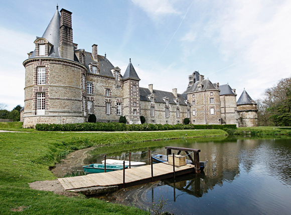Vakantiebestemming-watersportliefhebber-Normandie-Chateau-Kasteel-KOK-watersport